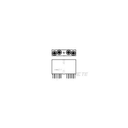Te Connectivity KIT TWINAX BOARD MOUNT 4 POS 448821-1